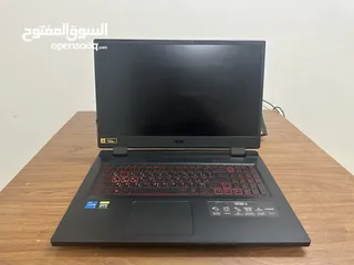  2 لابتوب جيمنج acer nitro 5 جهاز شبة جديد مرتب مع شاحنة الاصلي مواصفات ممتازة ل الالعاب و الشغل مرتب
