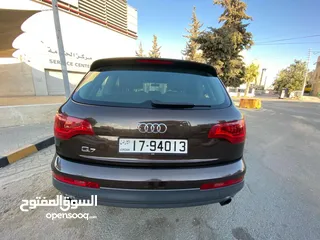  4 Audi Q7 2013 اقل ممشى بالاردن
