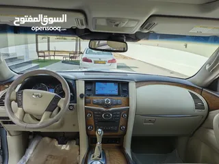  14 انفينيتي QX56 2013 وارد أمريكا نظافه وكاله