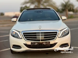  1 مرسيدس S550 ابيض 5 فصوص 2016