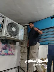  3 فك وتركيب ونقل وتعبئة المكيفات غاز انفيرتر وعادي وشغل مكفول بإذن الله