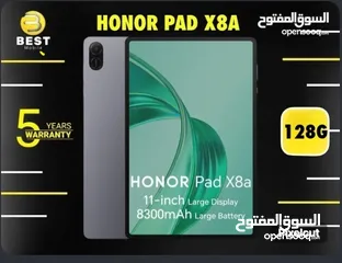  2 متوفر الأن جديد هونرو باد x8 اي // honor pad x8a new 128G