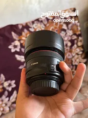  3 عدسة كانون 50mm 1.2