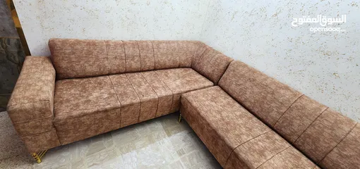  3 زاوية كنب صالون بحالة جيده