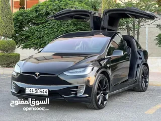  15 Tesla model x 2020 long range تسلا موديل x 2020