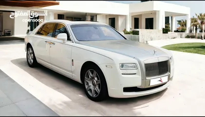  3 Rolls Royce Ghost 2012  GCC  Low Mileage  Full Service History