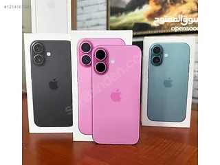  6 iPhone 16 128GB  جديد كفالة شرق اوسط