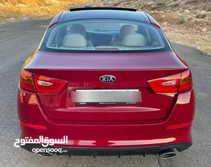  5 كيا اوبتيما بنزين 2014 فل بانوراما فحص كامل وارد الشركة بحالة الوكالة
