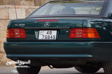  8 Mercedes SL320 1995 بحالة الوكالة