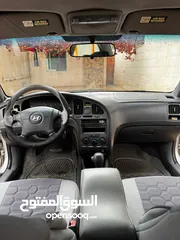  4 هونداي النترا  موديل 2005  سعة المحركة 2000 cc امريكي لون سلفر