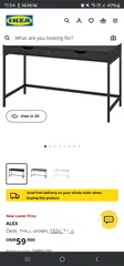  1 Ikea furniture table, chair, TV unit