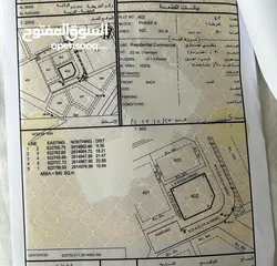  1 أرض سكني تجاري بالخوض موقع جميل خلف بنك ظفار فرصه لا تتعوض