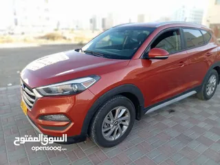  6 هيونداي توسان  موديل 2017قوه المحرك 1.6تيربو للبيع