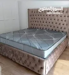  27 اتخوت مجوز خشب لاتيه 18م عادي او بكس مجوز مفرد ونص مفرد البيع بدون فرشه مع إمكانية تغير الون كفاله 5