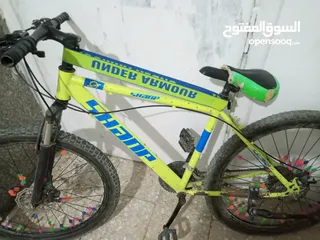  1 بسكليت للبيع جنط 26 مستعمل البسكلبت وكالة كلو تمام برك امامي شغال برك خلفي شغال غيارات شغالة بدالات