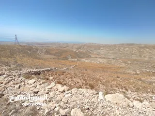  14 مادبا ماعين قطعة أرض زراعية مميزة مطلة على البحر الميت والضفة الغربية بمساحة 21 دونم