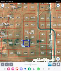  2 للبيع قطعه ارض 883 م في الذهيبه الغربيه شارعين للإستثمار العقاري او عمل مزرعه او شاليه