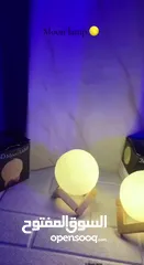  5 مصباح القمر ثلاثي الأبعاد 3D Moon Lamp