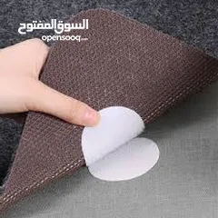  6 لاصقات تثبيت سجاد  شرشف طاولات اثناء لعب الاطفال او مجرى الهواء و بقاءها مشدوده