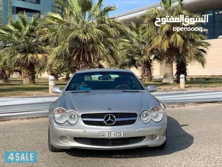  3 مرسيدس SL 500 موديل 2002 بحاله ممتازه