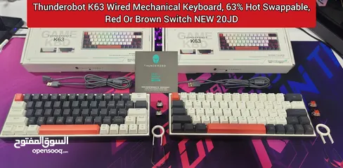  6 تشكيلة كيبوردات إحترافية جديد Attack Shark X68 HE,X75,Ajazz AK680 Max,Lingbao K98,Tunderobot K63