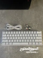  2 New keyboard mechanical red key
