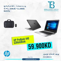  1 لاب توب اتش بي برو بوك استخدام شبه جديد Used HP Probook 15.6