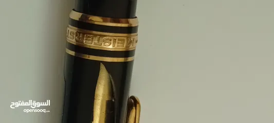  4 قلم مونت بلاك الاصلي صناعة المانيا موجود كسر من جهة الاعلى لا يآثر عليه ارجو مراجعة الوصف