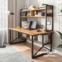  8 مكتب واحد يجمع بين الأناقة والعملية راحتك من مكتب منزلي متعدد الاستخدامات مثالي المدارس والجامعات.