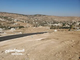  9 قطع اراضي صخرية سكنية مميزة مطلة بيرين القصبات شوارع معبدة كامل الخدمات على شارعين من المالك مباشرة