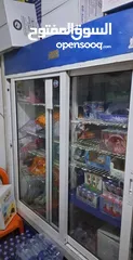  2 ثلاجة عرض مستعمله بحالة جيده للبيع