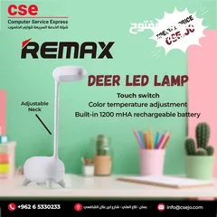  1 Remax RT-E315 Deer LED Lamp Adjustable Neck اضاءة مكتبية ريماكس