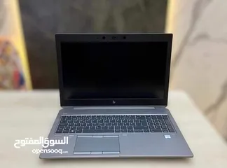  3 لابتوب اج بي زت بوك ج5 كور اي 7 Hp zbook studio G5 ci7-9 gen/ ram  32G/ HD 512 ssd/ VGA 4 ded/15.6”