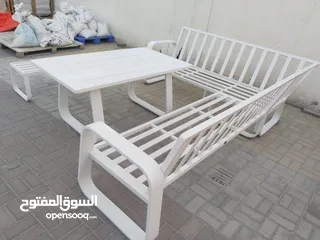  13 Aluminum Outdoor Sofa in  good condition