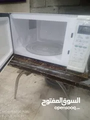  3 ميكرويف دايو75 لتر شغال بحاله ممتازه لون ابيض 8 برامج كليات تتش