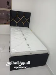  1 brand new bed with mattress available