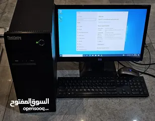  1 كمبيوتر مكتبي lenovo core i5