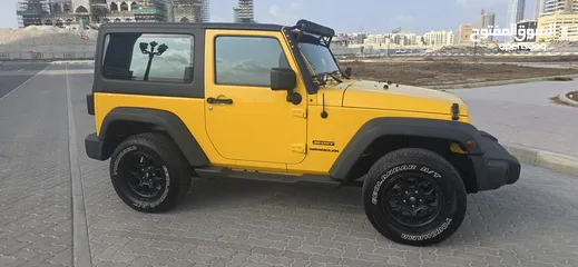  1 Jeep Wrangler Sport , Model 2015 , 6 Cylinder, GCC , In Agency Conditions,