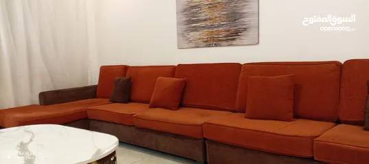  14 جلسه قياس كبير 12 مقعد حرف L ومفردات عدد2  تفصيل خشب سويد 6سم ... مقاعد وظهر متحرك سحابات