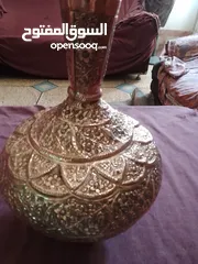  4 Antique Copper Kashmiri Water Storage Pot copper made Surai Original Old Hand Fine Engraved