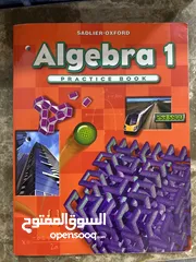  3 كتاب math algebra 1 جديد للبيع وكتاب algebra practice book