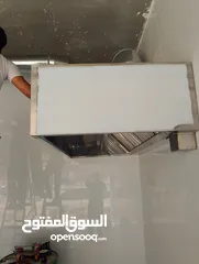  6 هود ، هودات ، مدخنة ، مداخن ، شفط ، شفاط ، دكت ، طوربين  الاستعداد الكامل لتركيب نظام الشفط والسحب