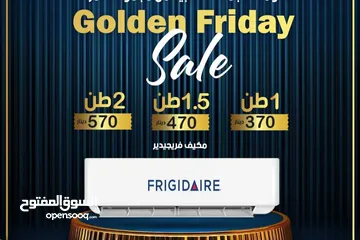  1 مكيف فريجدير 1.5 طن موديل 2025 نسبة توفير 70% شامل توصيل وتركيب مجانا
