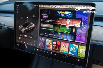  19 تيسلا model 3  tesla 2023 ستاندر  فحص كامل بحاله الوكاله  لون فيراني
