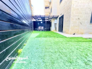  4 شقة مفروشة مع حديقة ومدخل خاص خلف الانجيلية