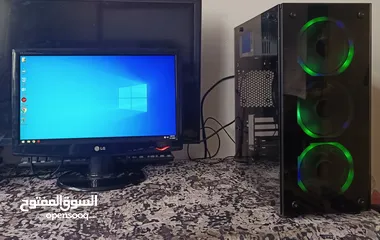  1 كمبيوتر العاب قابل للتطوير وشغال بجوده عاليه