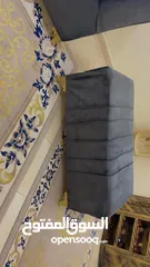 4 كنب غرفه ضيوف تفصيل خشب سويد للبيع قماش ثقيل