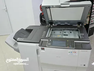  10 ماكنة Ricoh MP 7502 sp للبيع مستعمل خفيف خالية من اي عيوب ( شغل دعك ) ارقى واقوى طابعة وماكنة تصوير