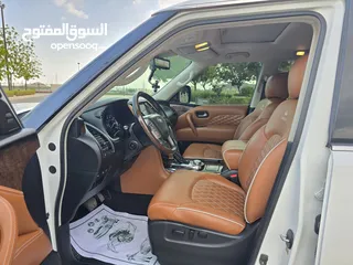  15 إنفينيتي QX80 رقم 1 موديل 2018 قطعت 69 الف ميل