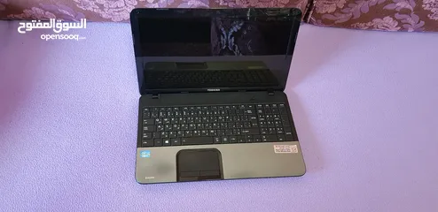  6 لابتوب توشيبا COR i7  معالج ثماني النواه قوي ، رام 12 جيحا رام  . هاردينSSD 512X15+SSD 500